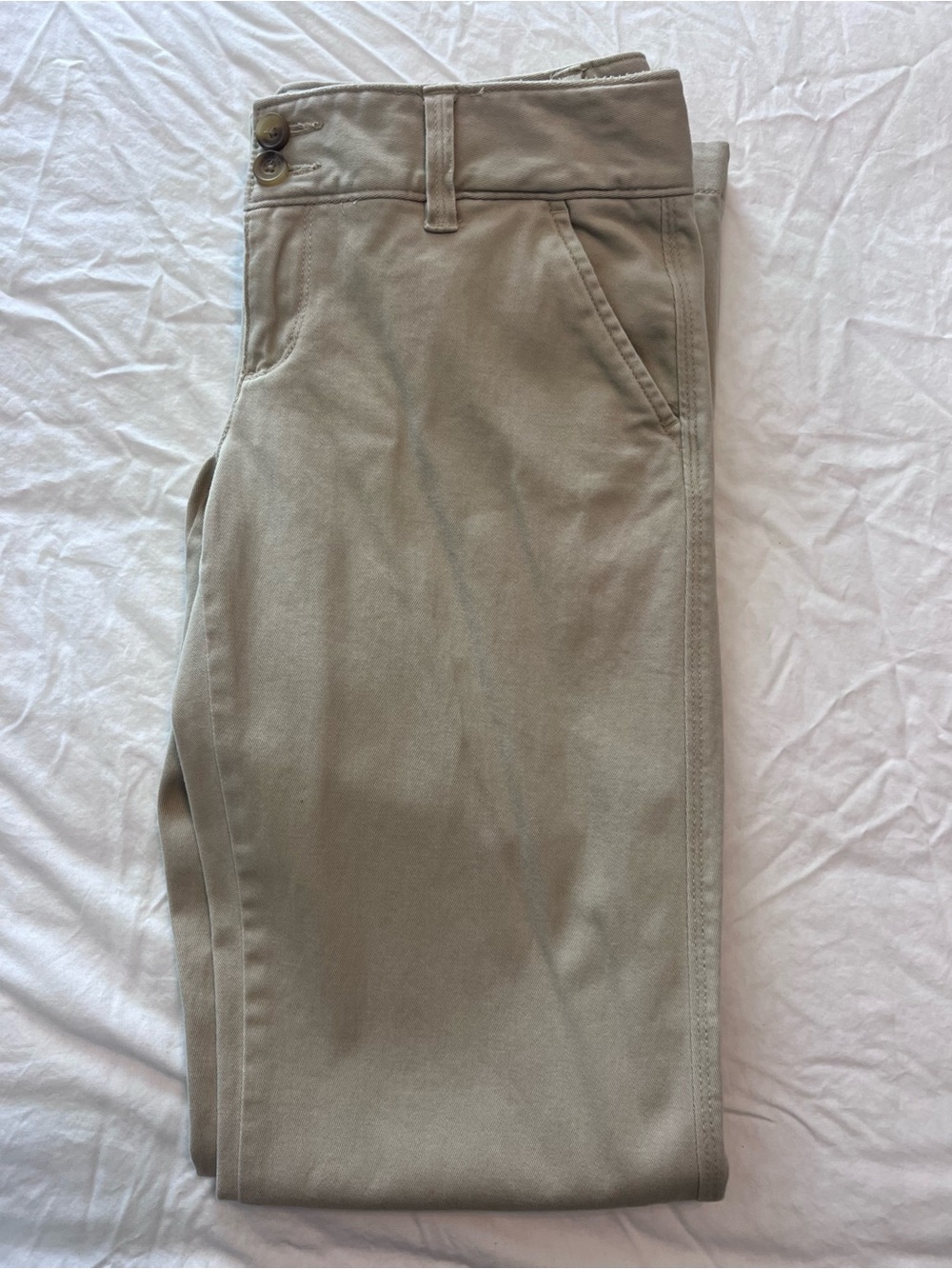 Vintage 2010 American Eagle Outfitters Khaki Straight-Leg Pants - Picture 6 of 6